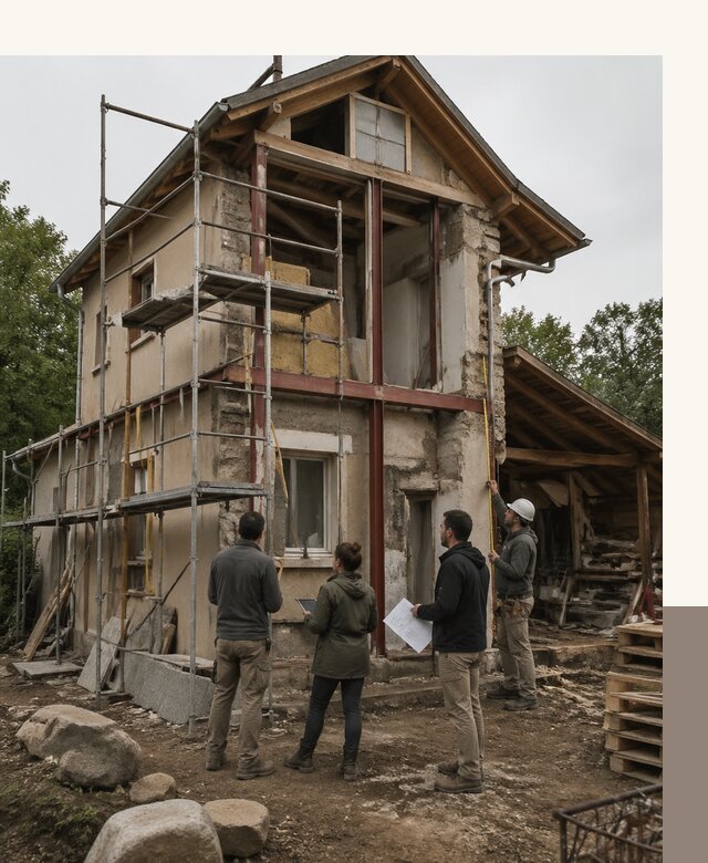 Реконструкция загородного дома под ключ в Мурманске от бюро