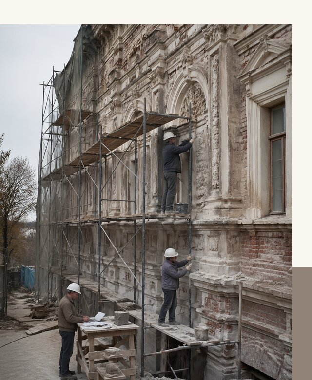 Реставрация объектов культурного наследия под ключ в Мурманске